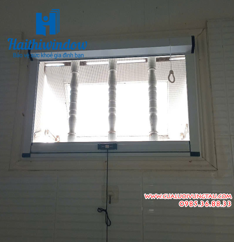 cửa lưới tự cuốn - lưới sợ thuỷ tinh - số 4 Nguyễn Mai Ninh