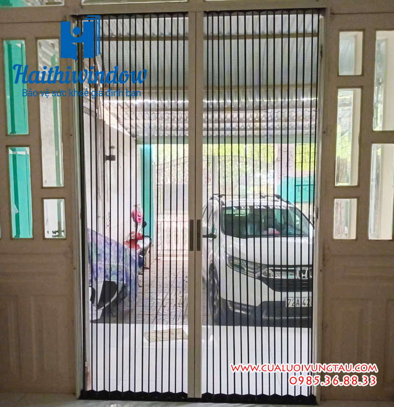 Lắp cửa chống muỗi xếp lá nhôm tại Vũng Tàu